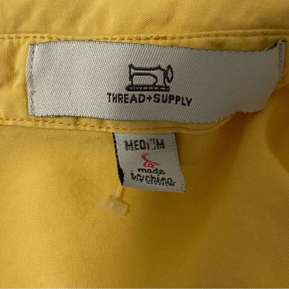 Thread + Supply Women’s Yellow Button Down. - Picture 5 of 5